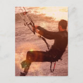 Kiteboard Postkarte (Vorderseite)