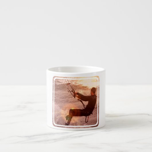 Kiteboard Spezialitäten-Tasse Espressotasse (Vorderseite)