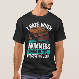 Kiteboarder Funny Ich hasse Swimmingpool Sarcastic T-Shirt
