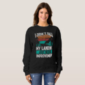 Kiteboarder Landings need Improvement Kitesurfer K Sweatshirt (Vorne ganz)
