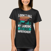 Kiteboarder Landings need Improvement Kitesurfer K T-Shirt (Vorderseite)