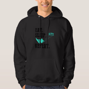 Kiteboarding Drachen Kiting Surfen Kitesurfen Vint Hoodie