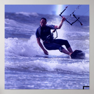 Kiteboarding Entwurfs-Plakat Poster