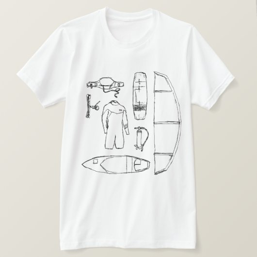 Kiteboarding Gang T-Shirt (Design vorne)