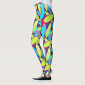 Kiteboarding Girl Fun Mehrfarbiges Kitesurfen Leggings (Links)