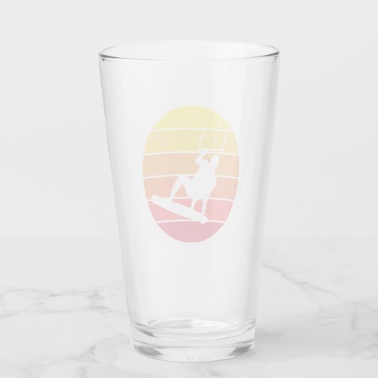 Kiteboarding Glas (Rückseite)