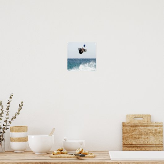 Kiteboarding Jump Poster Print (Küche)