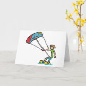 Kiteboarding Karte (Gelbe Blume)