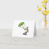Kiteboarding Karte (Gelbe Blume)