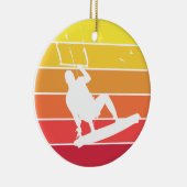 Kiteboarding Keramik Ornament (Rechts)