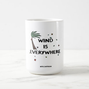 Kiteboarding/kitesurfing - Der Wind ist überall Kaffeetasse