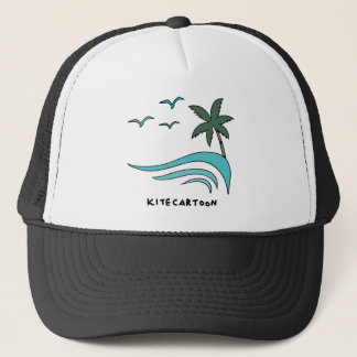 Kiteboarding/kitesurfing - kitecartoon truckerkappe