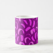 Kiteboarding Kitesurfing Pink Lila Muster Kaffeetasse (Mittel)