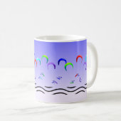 Kiteboarding Kitesurfing Tasse (VorderseiteRechts)