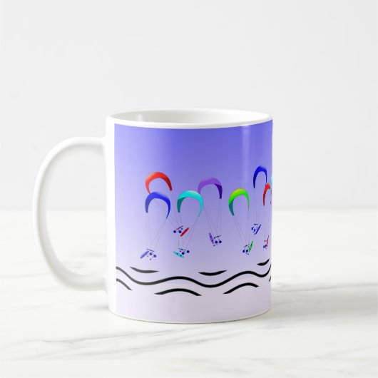Kiteboarding Kitesurfing Tasse (Links)