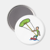 Kiteboarding Magnet (Vorderseite/Rückseite)