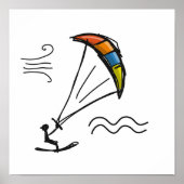 Kiteboarding Poster (Vorne)