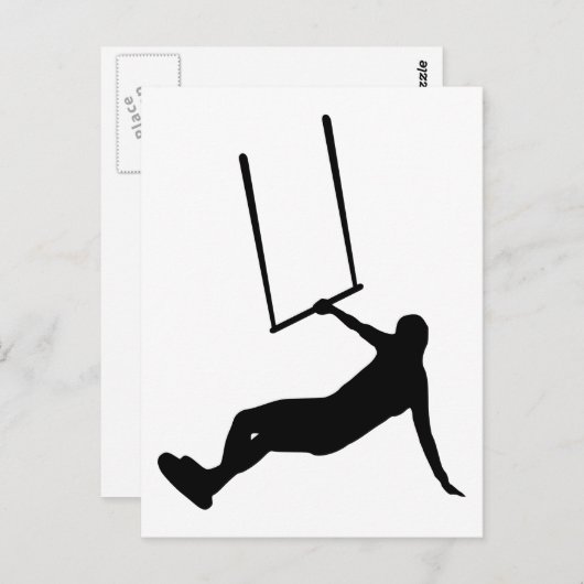 Kiteboarding Postkarte (Vorne/Hinten)