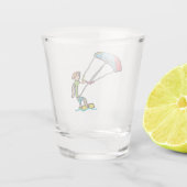 Kiteboarding Schnapsglas (Rückseite)