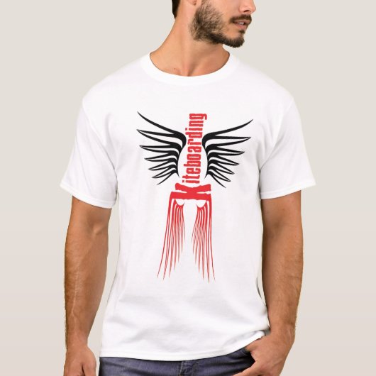 Kiteboarding T-Shirt-Entwurf T-Shirt (Vorderseite)