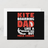 Kiteboarding Vater Funny Surfing Kitesurfer Vater Postkarte (Vorne/Hinten)