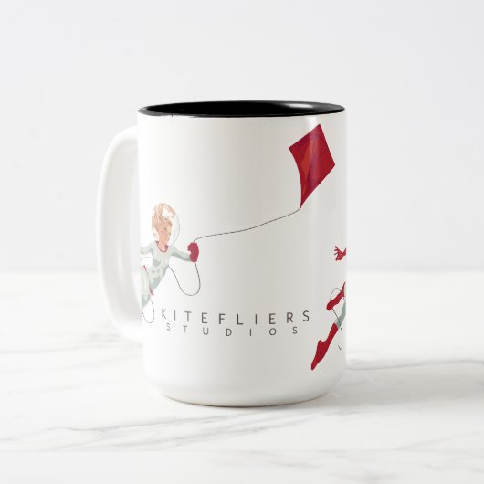 Kitefliers Studio-Tasse Zweifarbige Tasse (Vorderseite Links)