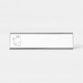 Kitekatze Schreibtischnamensplakette (Vorderseite )
