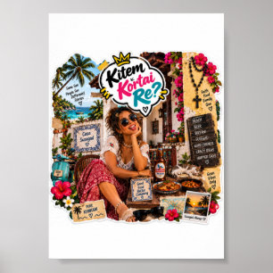 Kitem Kortai Re? — Casa Susegad Pure Konkani Vibes Poster