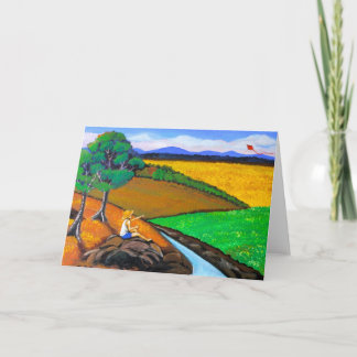 Kites Grußkarten Karte