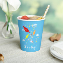 Kites in Sky Blue Es ist eine Baby-Dusche