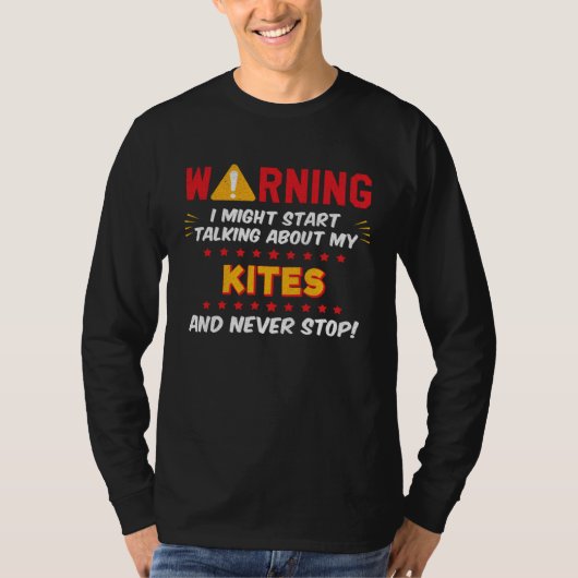 Kites  Joke Graphic T-Shirt (Vorderseite)