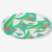 Kites of Connection Paper Plates Pappteller (Schrägansicht)
