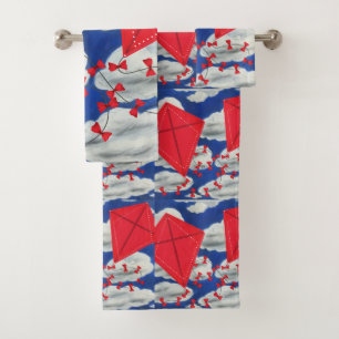 Kites und Klouds Badhandtuch Set