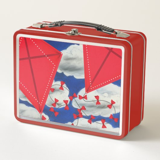 Kites und Klouds Metall Brotdose (Vorderseite)