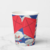 Kites und Klouds Pappbecher (Rückseite)