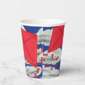 Kites und Klouds Pappbecher (Rechts)