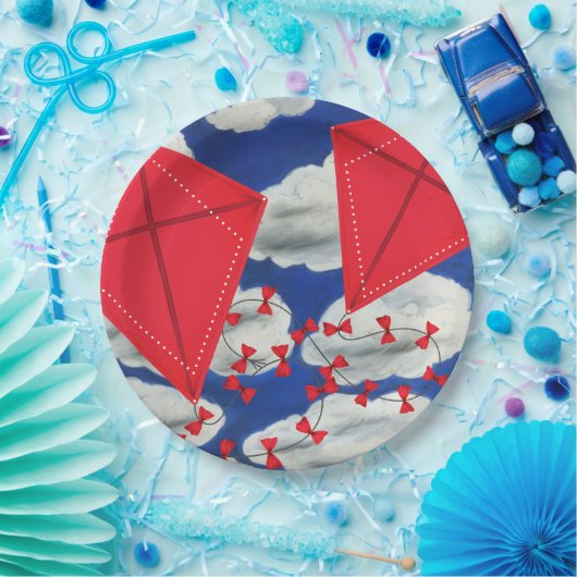 Kites und Klouds Pappteller (Party)