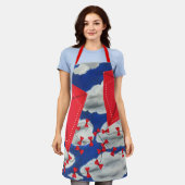 Kites und Klouds Schürze (Getragen)