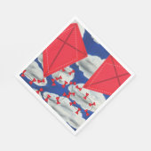 Kites und Klouds Serviette (Ecke)