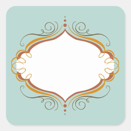 Kites Weekly Planner Spice Label Aufkleber (Vorderseite)