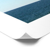 Kitesailing, wahre Freiheit Poster (Ecke)