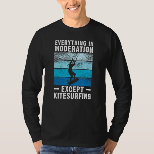 Kitesurf Kitesurfen Kiteboard Kitesurfen Kitesurfe T-Shirt (Vorderseite)