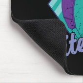 Kitesurf mit Schirm Mousepad (Ecke)