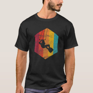 Kitesurf Retro Kite Board Windsurf Sport T-Shirt