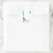 Kitesurf Runder Aufkleber (Tasche)