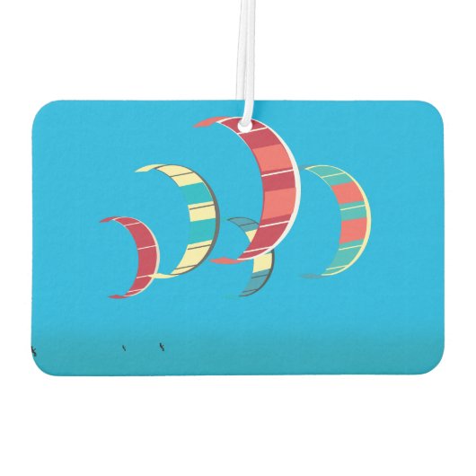 Kitesurfen Autolufterfrischer (Rückseite)