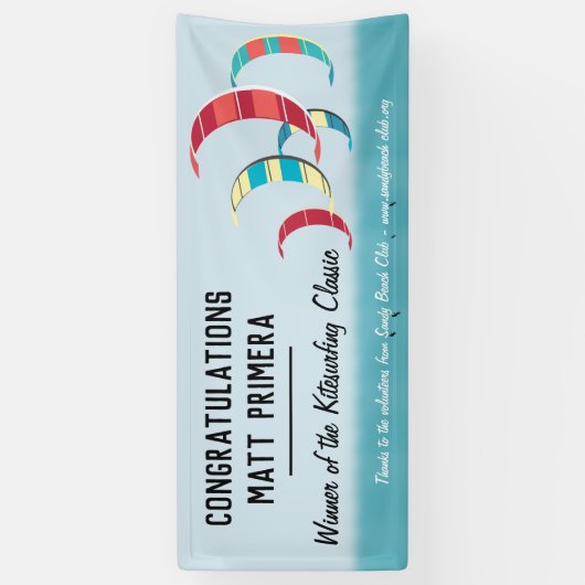 Kitesurfen Banner (Vertikal)