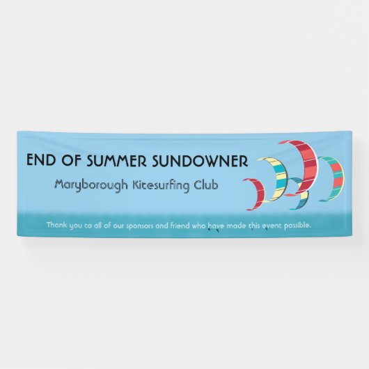 Kitesurfen Banner (Horizontal)