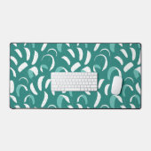 Kitesurfen, Cooles Blaues Weiß Kitesurfer Schreibtischunterlage (Tastatur & Maus)