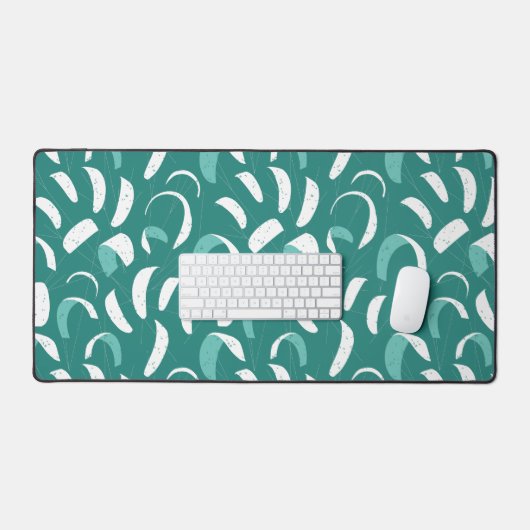 Kitesurfen, Cooles Blaues Weiß Kitesurfer Schreibtischunterlage (Tastatur & Maus)